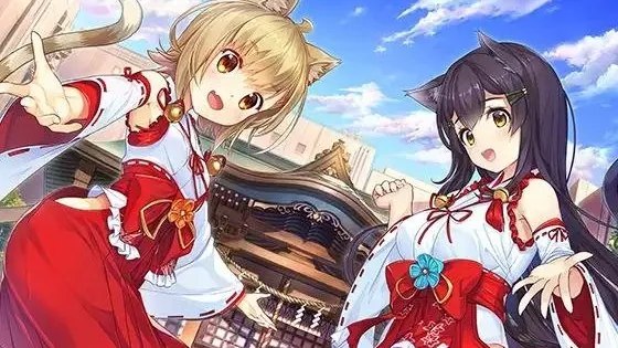 NekoMiko / 神社里的猫巫女 封面